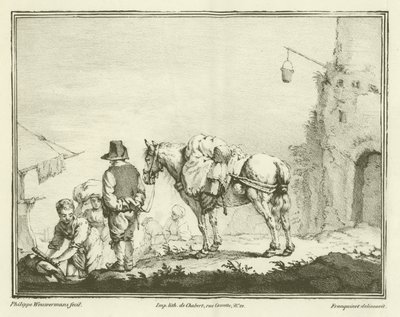 Reisender mit einem Pferd von Philips Wouwerman